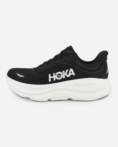 Hoka Men's Bondi 9 Black/White 11 Medium