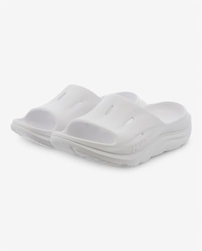 Hoka Unisex Ora Recovery Slide 3 White/White Men's 10, Women's 12 Medium