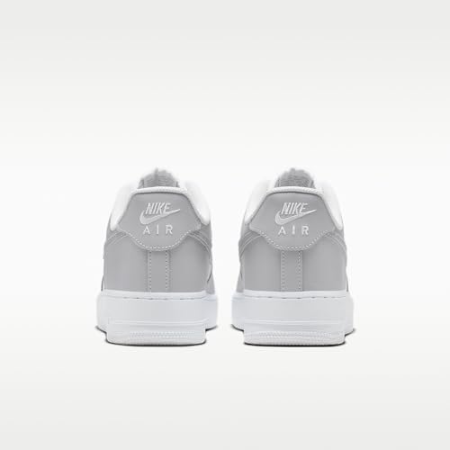 Nike Air Force 1 '07 Men's Shoes (White/White/Light Smoke Grey/Light Grey) Size 11.5