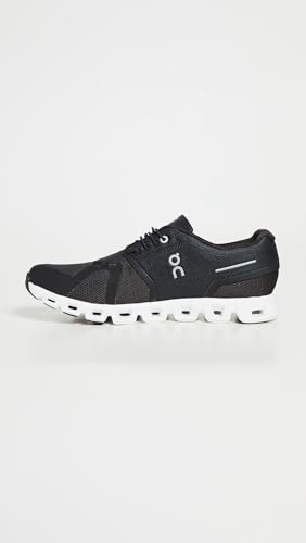 On Men's Cloud 5 Sneakers, Black/White, 11 Medium US