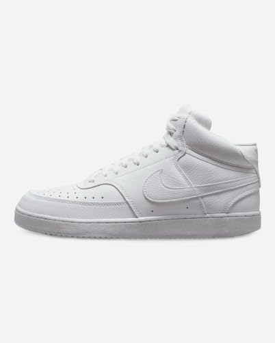 Nike Men's Court Vision Mid Next Nature Shoes, White/White-White, 11