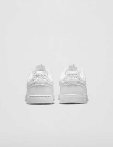 Nike Men's Court Vision Low Next Nature Shoes, White/White-White, 11