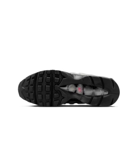 Nike Air Max 95 Big Bubble Mens Running Shoes (Metallic Silver/Black/Black) Size 7.5