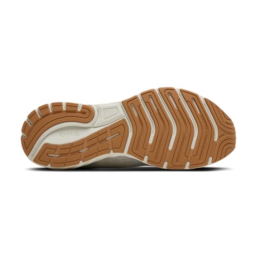 Brooks Women’s Anthem 7 Neutral Running Shoe - White/Black/Tan - 8.5 Medium