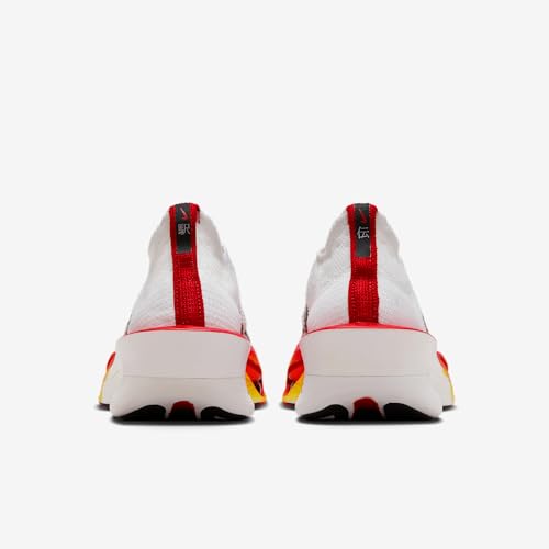 Nike Alphafly 3 Premium Men's Road Racing Shoes (HQ3501-100, White/Black/University Red/Habanero Red) Size 12