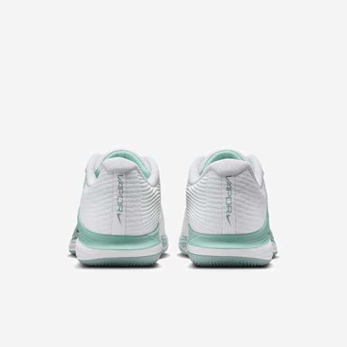 Nike Vapor 12 Women's Hard Court Tennis Shoes (White/Cannon/Mint Foam) Size 9.5