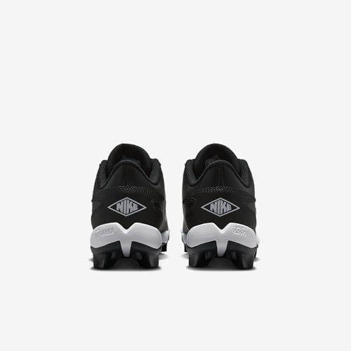 Nike Big Kids' Diamond Clutch Baseball Cleats, Black/White Anthracite, 5.5Y