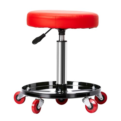 MOTOOS Mechanic Stool, Pneumatic Roller Seat Rolling Pneumatic Creeper