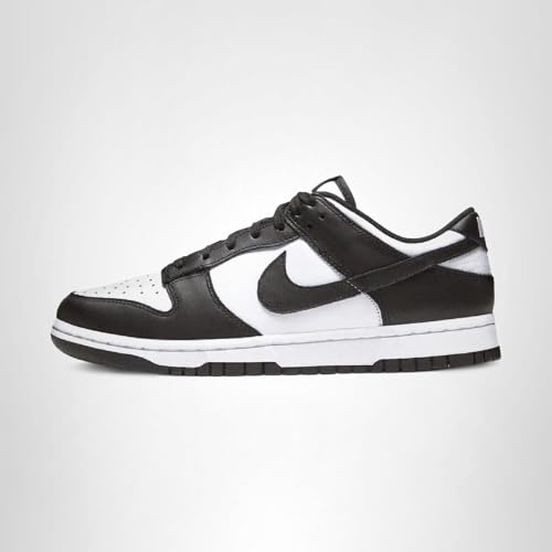 Nike Women's Dunk Low Sneakers, White/Black/White, 6.5 Medium US