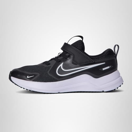 Nike Little Kid's Cosmic Runner Road Running Shoes, Black/White-Anthracite, 13C