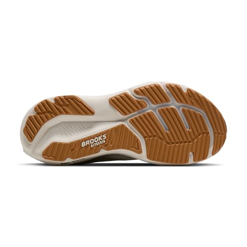 Brooks Women’s Glycerin 23 Neutral Running Shoe - White/Black/Biscuit - 9.5 Medium