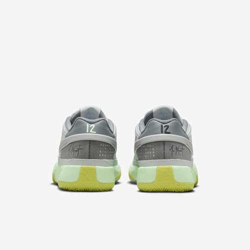 Nike Ja 1 Big Kids' Basketball Shoes (DX2294-003, Light Silver/Cyber/Cool Grey/Granite) Size 7