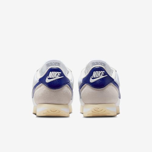 Nike Cortez Textile Women's Shoes (DZ2795-102, White/Phantom/Alabaster/Deep Night) Size 8