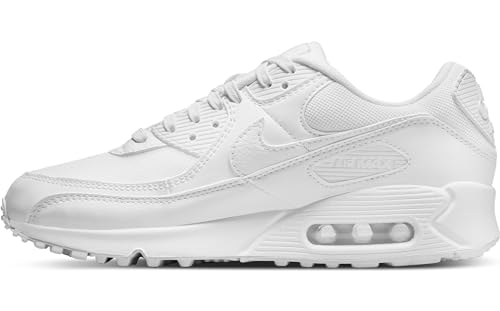 Nike Air Max 90 Women's Sneaker's, White/White/White, Size 10