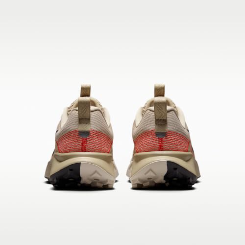 Nike Wildhorse 10 Men's Trail Running Shoes (Linen/Light Crimson/Pure Platinum/Tough Red) Size 8