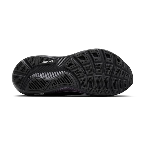 Brooks Women’s Ghost 18 Neutral Running & Walking Shoe - Ebony/Folkstone/Metallic - 9 Wide