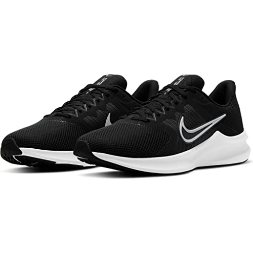 Nike mens Downshifter 11 Sneaker, Black/Dark Smoke Grey/White, 9 UK (9.5 US)