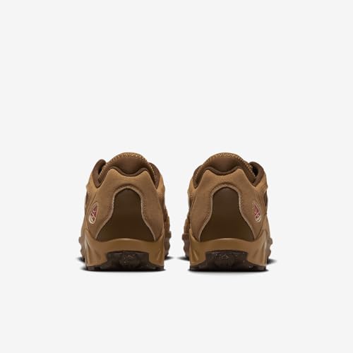 Nike ACG Air Exploraid Men's Shoes (FV2925-200, Flax/Cacao Wow/Light British Tan/Gym Red) Size 9