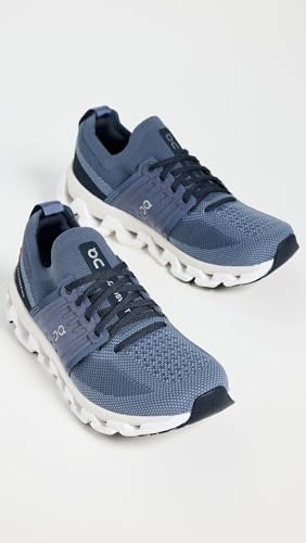 On Women's Cloudswift 3 Sneakers, Metal/White, 9 Medium US