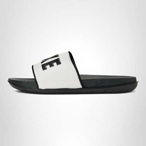 Nike Women's Offcourt Slides, Black/Black-Summit-White, 10