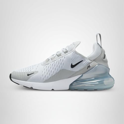 Nike Air Max 270 Women's Shoes (AH6789-018, Pure Platinum/Light Smoke Grey/Metallic Silver/Black) Size 7