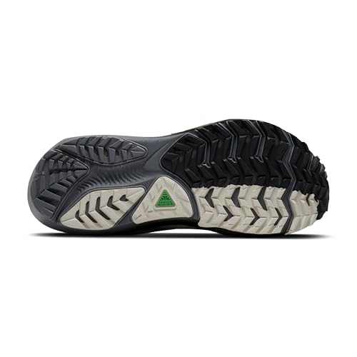 Brooks Men's Ghost Trail, Off-Road Running Shoe for Rugged Terrain - Gray/Gray/Bleached Sand - 10.5 Medium