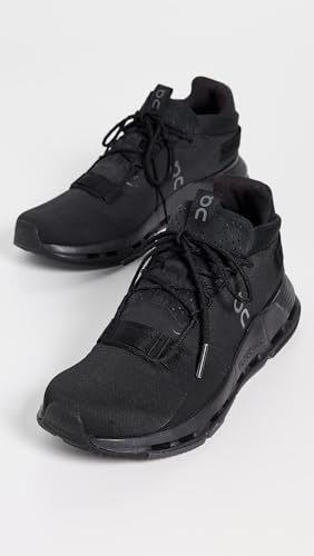 On Men's Cloudnova 2 Sneakers, All Black, 10.5 Medium US