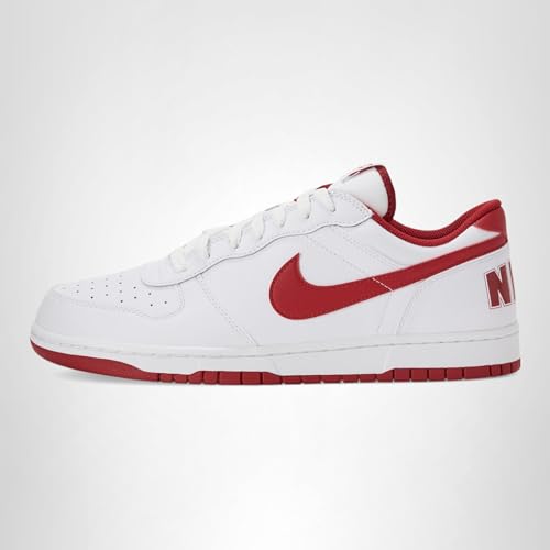 Nike Men's Big Low Shoes, White/Gym Red, 13
