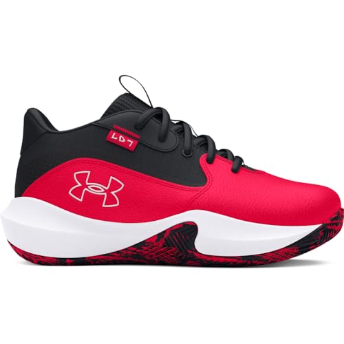 Under Armour Unisex Pre School Lockdown 7, (600) Red/Black/White, 3, US
