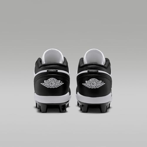 Jordan 1 Retro MCS Low Men's Baseball Cleats (White/Black/Black) Size 9