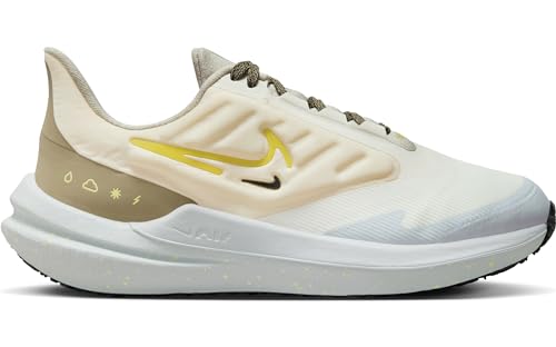 Nike Air Winflo Shield Womens Running Trainers DM1104 Sneakers Shoes (UK 6.5 US 9 EU 40.5, Pale Ivory high Voltage 100)