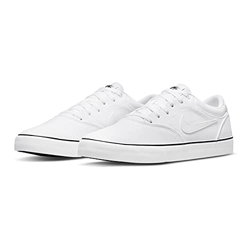 Nike SB Chron 2 Canvas (DM3494-102, White/White/White) Size 7.5