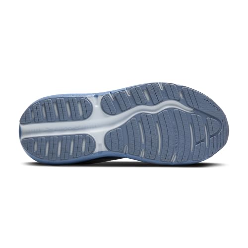 Brooks Men’s Ghost Max 2 Neutral Running & Walking Shoe - Oyster Mushroom/Blue/Orange - 9 Medium