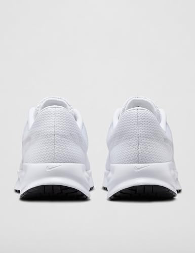 Nike Men's Run Defy Road Running Shoes, White/Pure Platinum-Black, 11