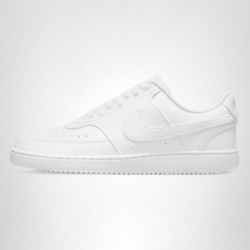 Nike Men's Court Vision Low Next Nature Shoes, White/White-White, 12