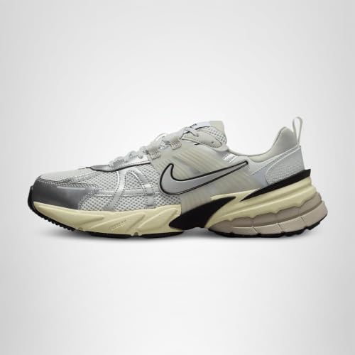Nike V2K Run Shoes (HJ4497-100, Summit White/Pure Platinum/Light Iron Ore) Size 7