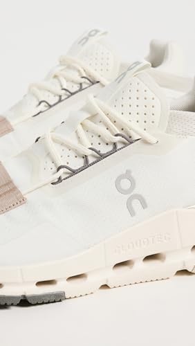 On Women's Cloudnova 2 Sneakers, Ice/Sand, 7.5 Medium US