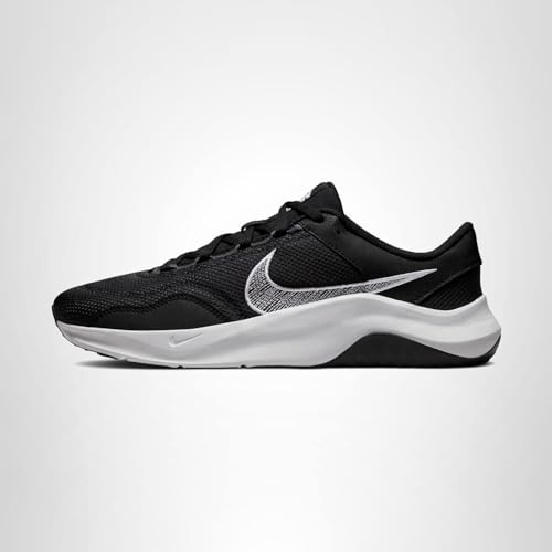 Nike Men's Legend Essential 3 Next NatureLow, Black White Iron Grey, 7.5 US