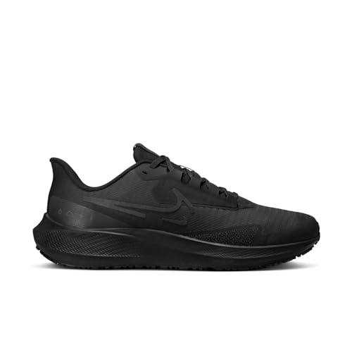 Nike Pegasus 39 Shield Men's Weatherized Road Running Shoes (DO7625-001, Black/Off Noir/Dark Smoke Grey/Black) Size 10