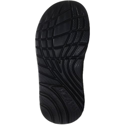 Hoka Men's Ora Recovery Flip Black/Dark Gull Gray 7 Medium