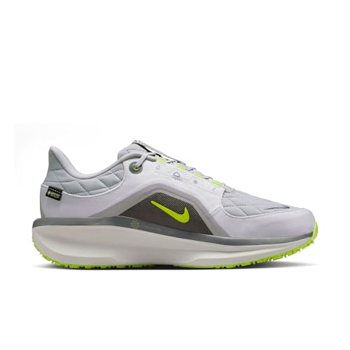 Nike Mens Air Winflo 11 GTX Running Shoes, LT SMOKE GREY/CYBER-PURE PLATINUM, 11 US