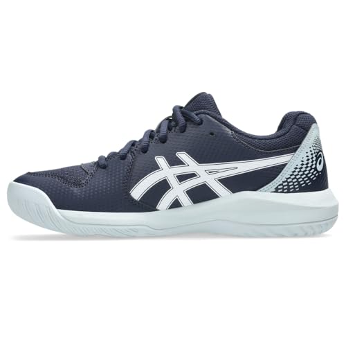 ASICS Women's Gel-Dedicate 8 Trainers, Midnight White, 9 US