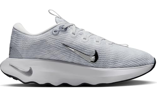 Nike Motiva Premium Women's Walking Shoes (FZ2115-101, Summit White/Pure Platinum/Black/Metallic Silver) Size 9.5