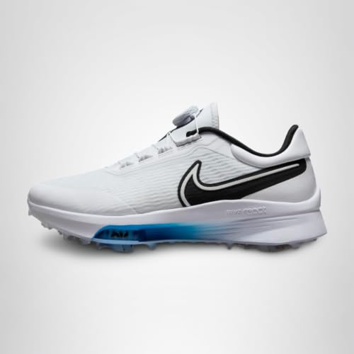 Nike Air Zoom Infinity Tour Next% Boa Men's Golf Shoes (Wide) (DJ5590-103, White/Black-Photo Blue) Size 8