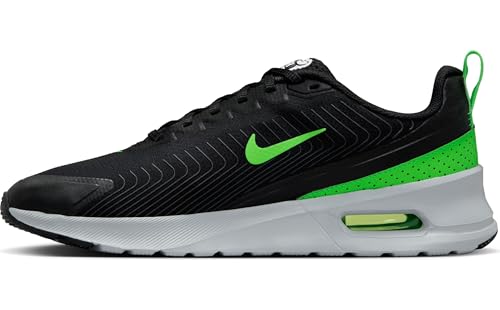 Nike Air Max Nuaxis Men's Shoes (HV5754-010, Black/Anthracite/Wolf Grey/Green Strike) Size 10