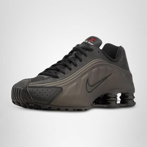 Nike Shox R4 Men's Shoes (Black/Black/Bright Crimson/Black) Size 10
