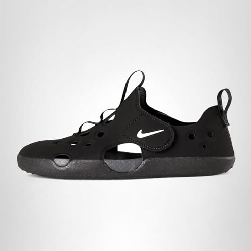 Nike Little Kids Sunray Protect 4 Sandals, Black/White-Anthracite, 12C
