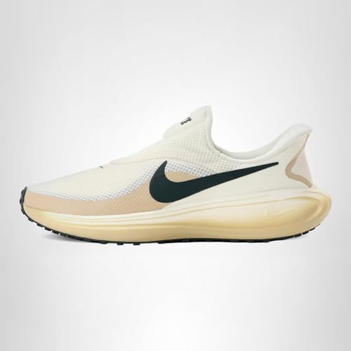 Nike Men's Revolution 8 EasyOn Road Running Shoes, Pale Ivory/Black Spruce-Sail-Linen, 9.5