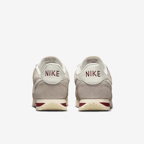 Nike Cortez SE Suede Men's Shoes (HF3142-001, College Grey/Dark Team Red/Coconut Milk/Sail) Size 11.5