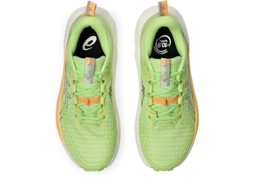 ASICS Womens Gel-Trabuco 13 Running Shoes, LIME GREEN/RAINSTORM GREY, 8
